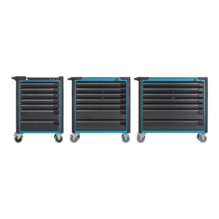 HAZET Werkstattwagen Assistent mit Sortiment 179-8-2700-163/296 Schubladen flach: 7 x 80 x 527 x 398 mm Schubladen hoch: 1 x 165 x 527 x 398 mm Anzahl Werkzeuge: 296