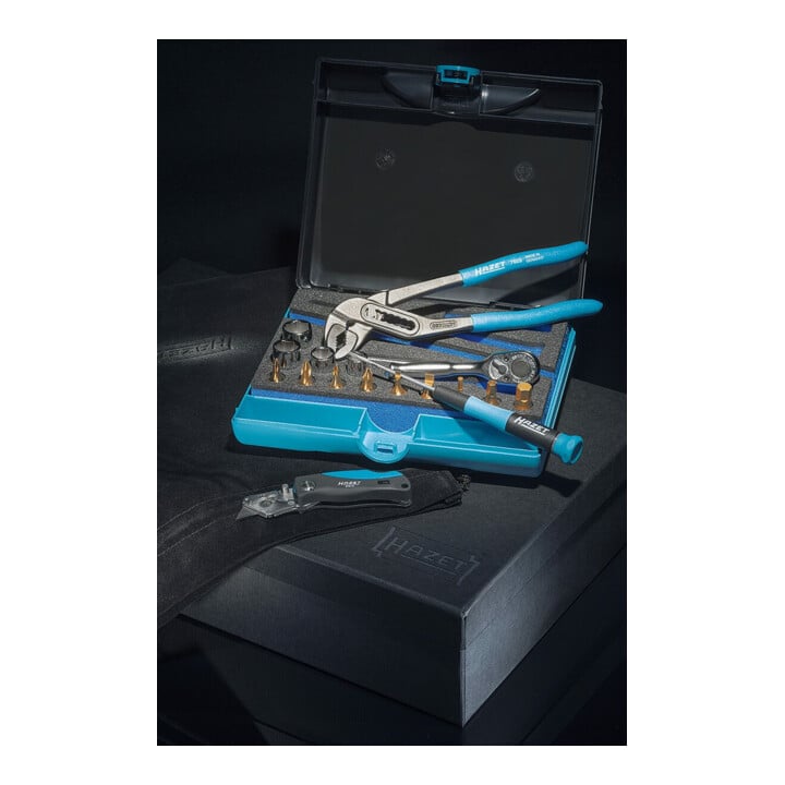 HAZET Werkzeug-Geschenk-Satz 853-6 Vierkant hohl 6,3 mm (1/4") Innen-Sechskant Profil Schlitz Profil Kreuzschlitz Profil PH Pozidriv Profil PZ 18-teilig