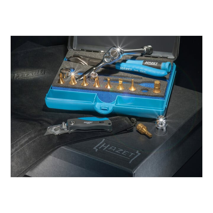 HAZET Werkzeug-Geschenk-Satz 853-6 Vierkant hohl 6,3 mm (1/4") Innen-Sechskant Profil Schlitz Profil Kreuzschlitz Profil PH Pozidriv Profil PZ 18-teilig