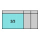 HAZET Werkzeug-Satz 163-329/100 Vierkant hohl 6,3 mm (1/4 Zoll), Vierkant hohl 10 mm (3/8 Zoll), Vierkant hohl 12,5 mm (1/2 Zoll), Sechskant massiv 6,3 (1/4 Zoll) Außen-Sechskant-Tractionsprofil, Kreuzschlitz P-5