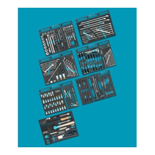 Hazet Werkzeug-Sortiment 0-179/244 Safety-Insert-System Made in Germany