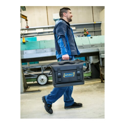 HAZET Werkzeugtasche, klein, leer 191T-1L, L x B x H: 430 mm x 285 mm x 190 mm