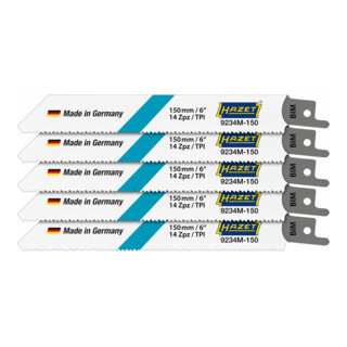 HAZET Zaagbladenset 9234M-150/5 ∙ Aantal gereedschappen: 5