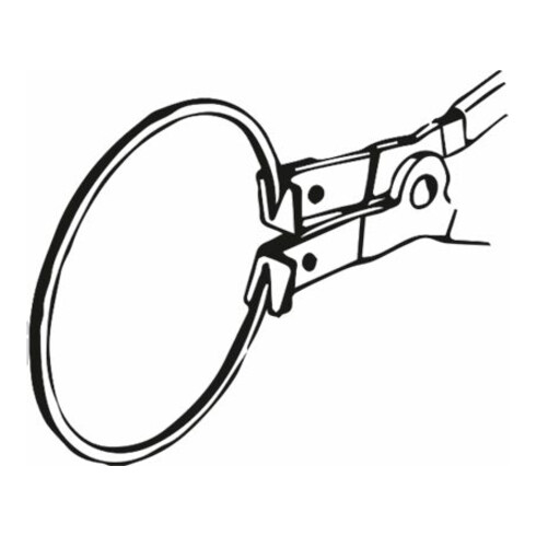 HAZET Zangenschlüssel 762-26, Länge: 260 mm