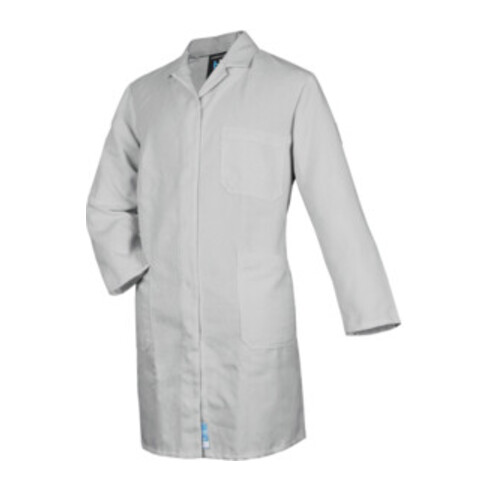 HB Tempex Blouse homme ESD CONDUCTEX, gris argenté, Taille: L