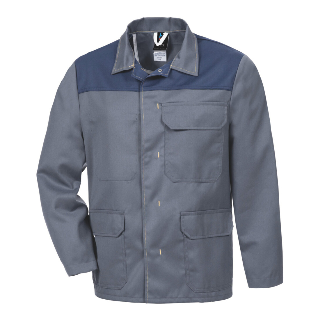 HB Tempex Chemikalienschutz-Jacke CHEMcomfort Antistatic, anthrazit / dunkelblau, Konfektionsgröße DE: 98