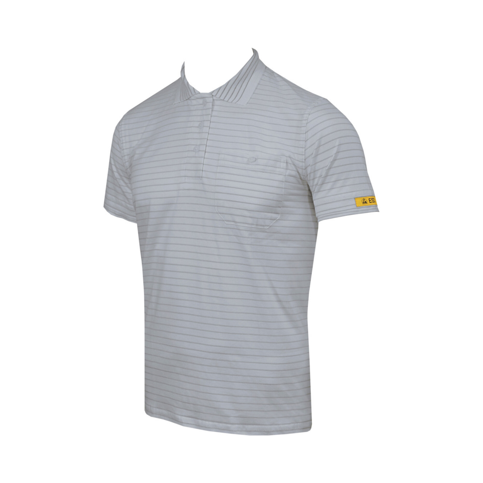 HB Tempex ESD Damen Polo-Shirt Conductex Cotton Knit, silbergrau, Größe: S