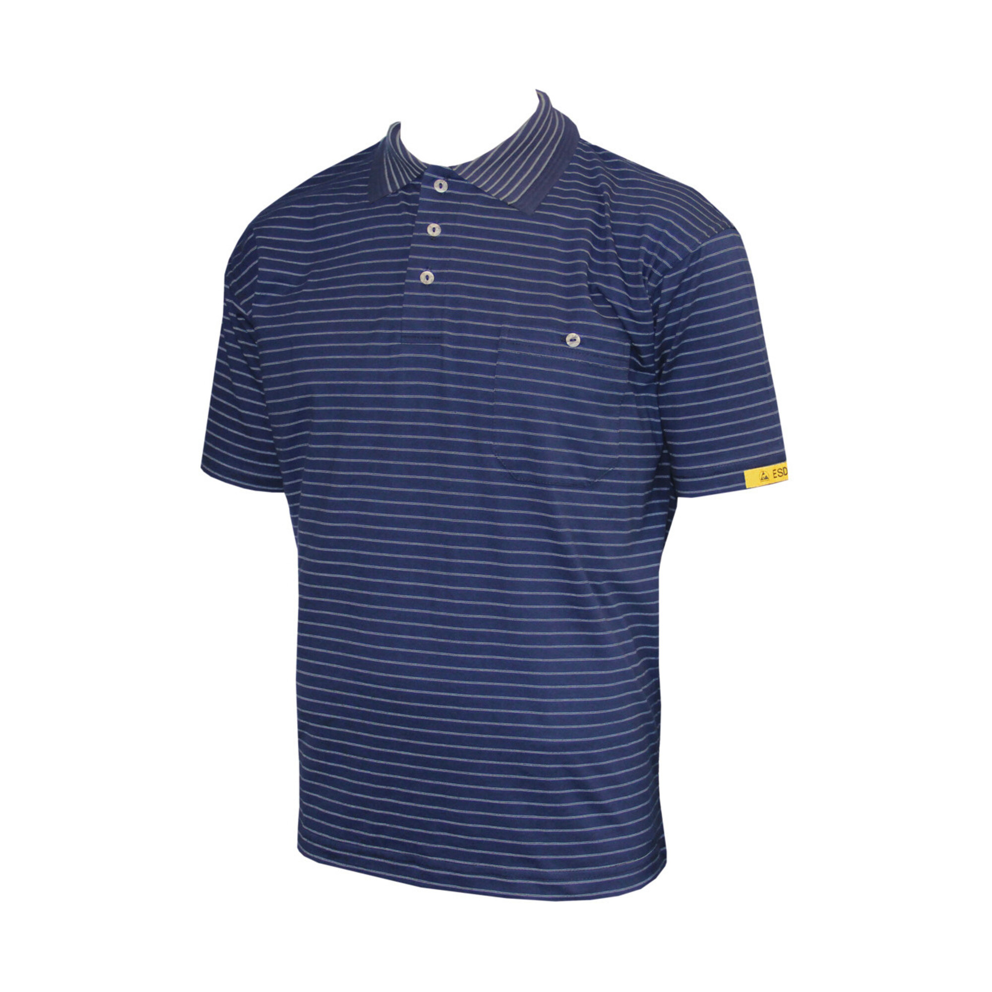 HB Tempex ESD Herren Polo-Shirt Conductex Cotton Knit, navy, Größe: M