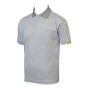 HB Tempex ESD Herren Polo-Shirt Conductex Cotton Knit, silbergrau, Größe: XL