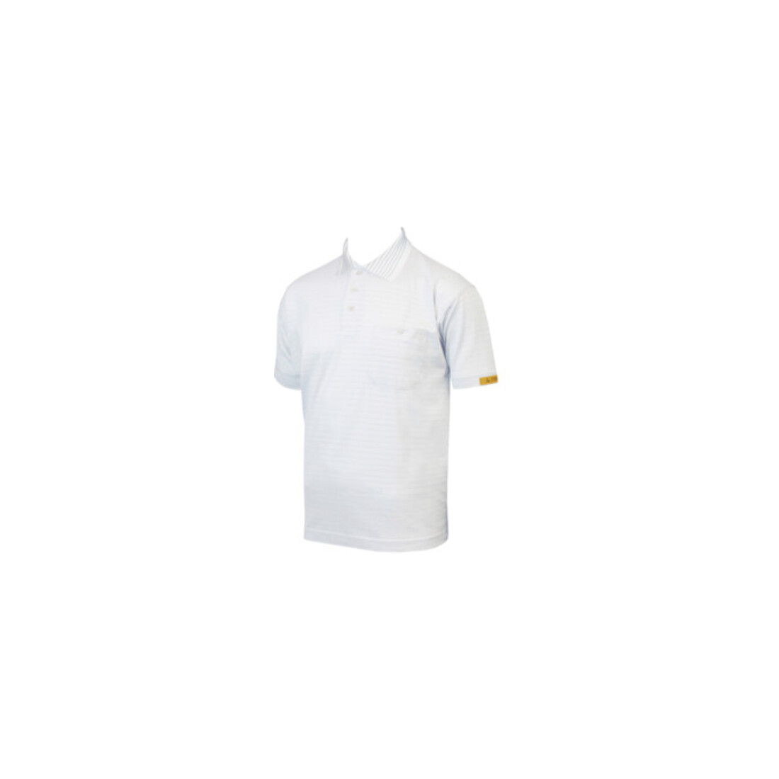 HB Tempex ESD Herren Polo-Shirt Conductex Cotton Knit, weiß, Größe: S