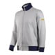 HB Tempex ESD Sweatjacke Conductex Cotton Knit, silbergrau, Größe: S-1