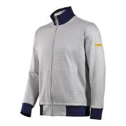 HB Tempex ESD Sweatjacke Conductex Cotton Knit, silbergrau, Größe: S