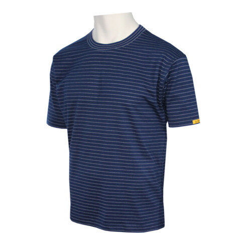 HB Tempex ESD T-Shirt Conductex Cotton Knit, navy, Größe: S