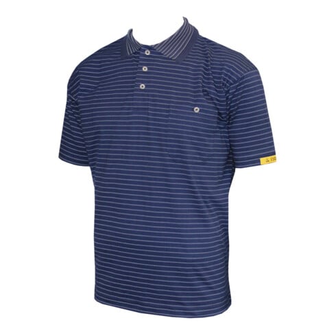 HB Tempex Polo homme ESD CONDUCTEX Cotton Knit, navy, Taille: L