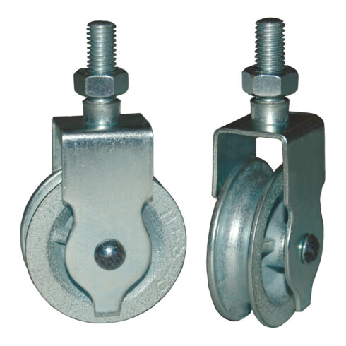 HBS BETZ, Poulie à câble 5003/60, roue, diamètre 60 mm, largeur roue 16 mm, palier lisse en fonte grise