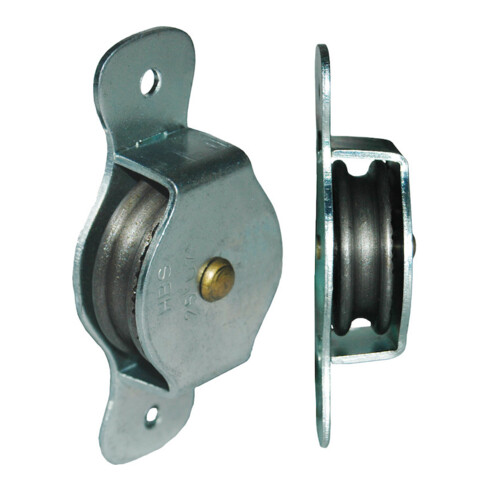 HBS BETZ, Roulette latérale 495/60, roue Ø 60mm, largeur 12mm, palier à bague acier