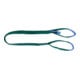 Hebeband groen 2000 kg, dubbel-laags, 2 m