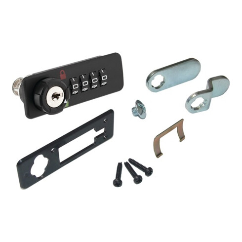 Hebelschloss-Set KICCO S re.12,5-22mm m.Zahlencode BMB