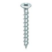 Heco Beschlagschraube TOPIX-plus 4,5 x 40, Senkkopf, HECO-Drive, Variables Vollgewinde, verzinkt blau, A3K
