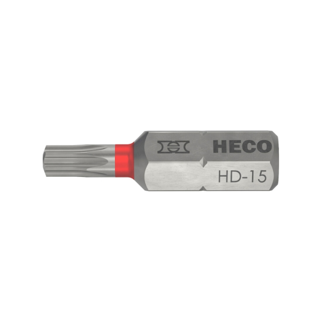 HECO Bits, HECO-Drive, HD-15, Farbring: rot, im Blister