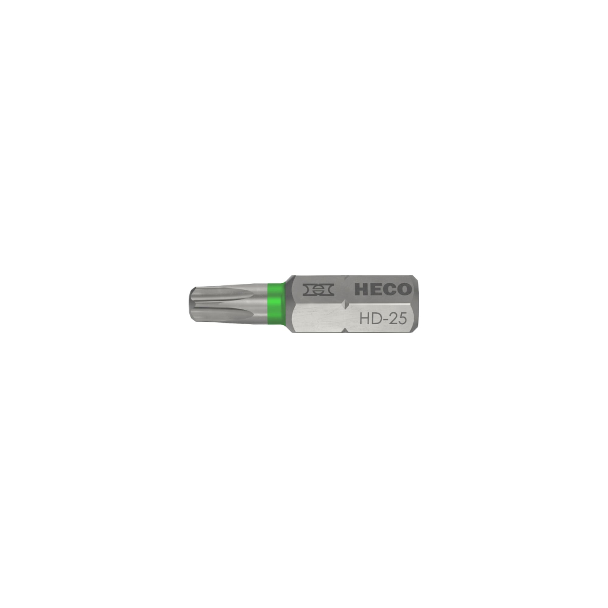 HECO Bits, HECO-Drive, HD-25, Farbring: grün, im Blister