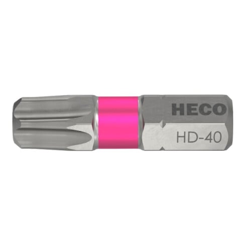 HECO Bits, HECO-Drive, HD-40, Farbring: pink, im Blister
