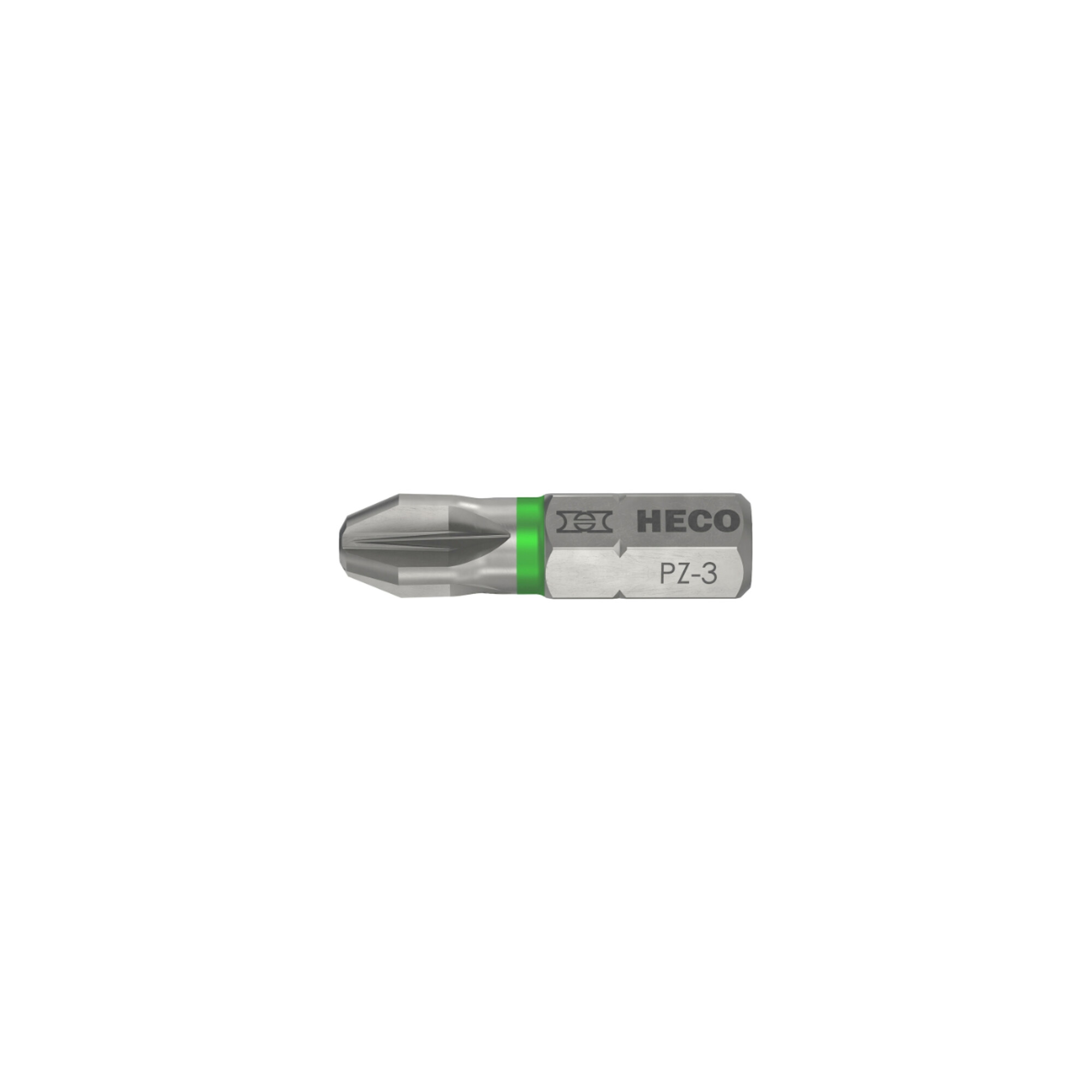 HECO Bits, Pozi-Drive, PZD-3, Farbring: grün, im Blister