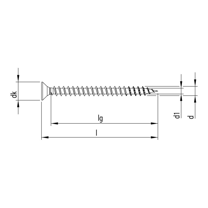 Heco FIX-plus Senkkopf Pozi-Drive VG A2K