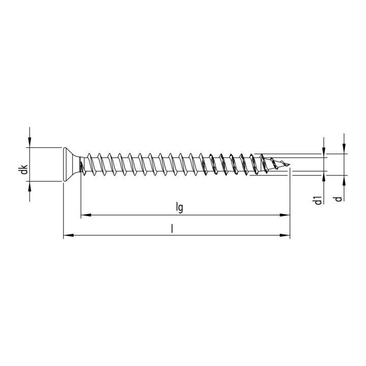 Heco FIX-plus kleiner Senkkopf Pozi-Drive VG A2K