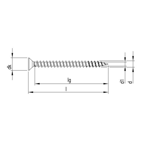 Heco FIX-plus tête fraisée T-Drive VG A3K