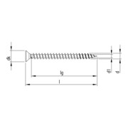 Heco FIX-plus 5,0 x 20 Senkkopf Pozi-Drive VG A2L-3