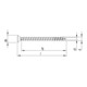 HECO-FIX-plus 5,0 x 35, tête fraisée, T-Drive, FT, A2L, 500 pcs.-3