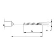 HECO-FIX-plus FlaKo TD zn blau TG-3