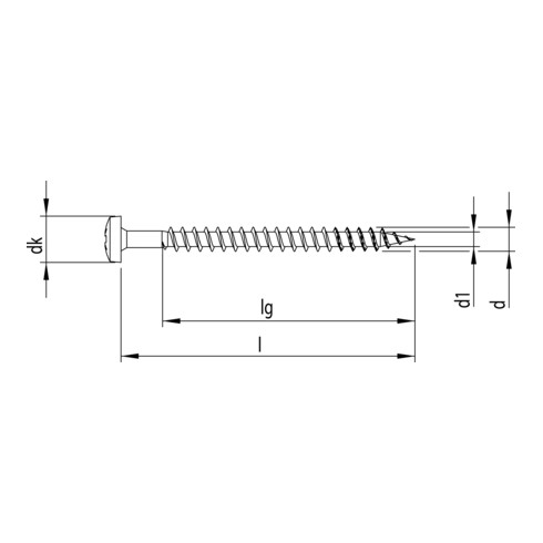 Heco TOPIX Senkkopf T-Drive VG A3K