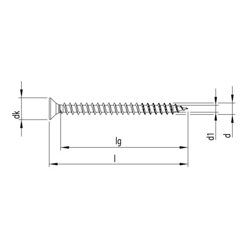 Heco FIX-plus A2 Senkkopf Pozi-Drive VG