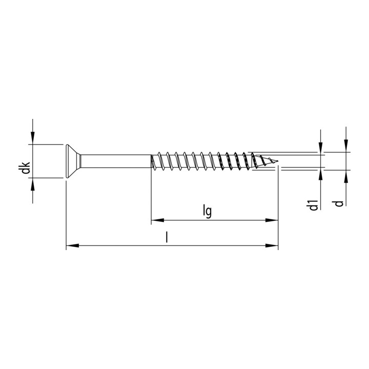 Heco FIX-plus A2 Senkkopf Pozi-Drive TG