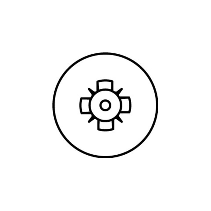 HECO HECO-TOPIX-plus 4,0 x 30, verzonken kop + kopboor, Pozi-Drive, VVG, A3K 60422