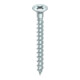 HECO HECO-TOPIX-plus 5,0 x 60, Testa svasata + foro di centraggio, Pozi-Drive, VVG, A3K