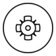HECO HECO-TOPIX-plus 5,0 x 70, Testa svasata + foro testa, Pozi-Drive, VVG, A3K-4