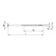 HECO HECO-TOPIX-plus 8,0 x 260, XL schoteldop, T-Drive, TG, A2K