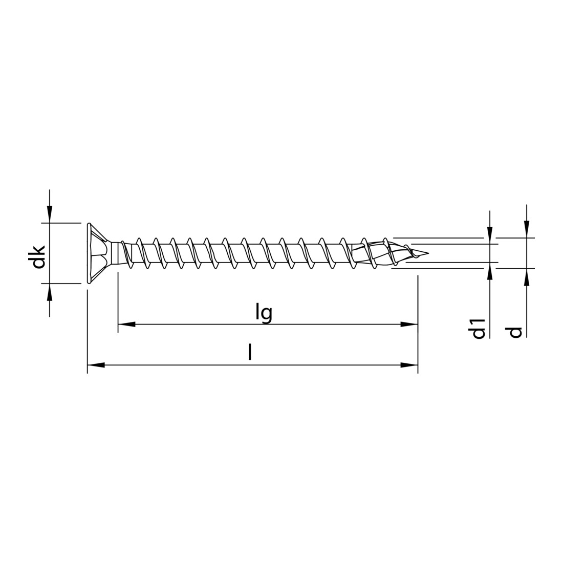 HECO HECO-TOPIX-plus A2 4,5 x 30, verzonken kop, Pozi-Drive, VVG