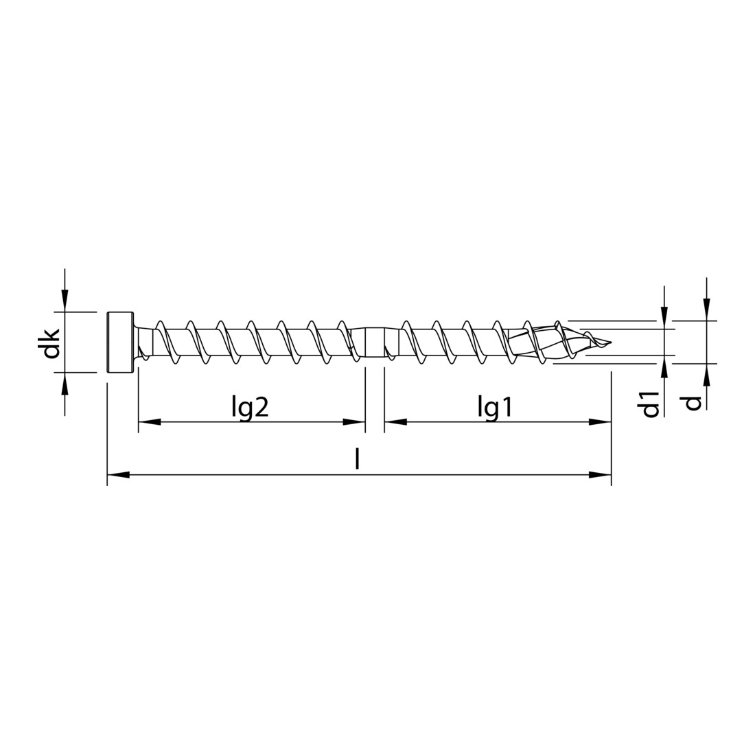 HECO HECO-TOPIX-plus CombiConnect 6,5 x 190, cilinderkop, T-Drive, UKG, A3K