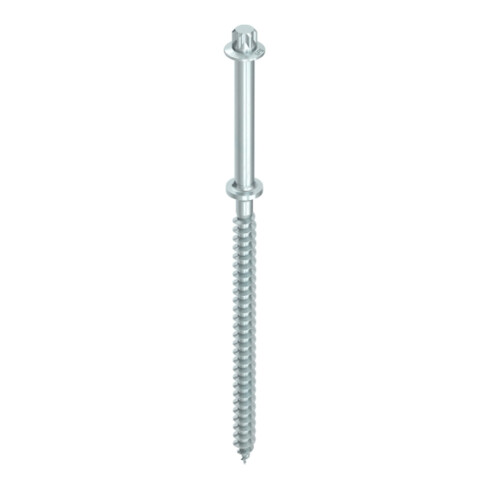 HECO Kopf VB-48 7,5 x 165, Außen-TX, Teilgewinde, verzinkt blau, A2K, gleitbeschichtet