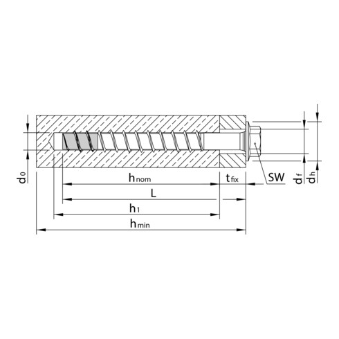 Heco MULTI-MONTI-plus F A4, Senkkopf, T-Drive