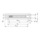 Heco MULTI-MONTI-plus F A4 7,5 x 45, Senkkopf, T-Drive-2