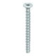 Heco MULTI-MONTI-plus F Betonschraube 7,5 x 100 Senkkopf, T-Drive, verzinkt blau, A2K