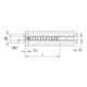 Heco MULTI-MONTI-plus I 10,0 x 60 Innengewindeanker Sechskant A2K