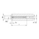 Heco MULTI-MONTI-plus I 7,5 x 60 Innengewindeanker Sechskant A2K