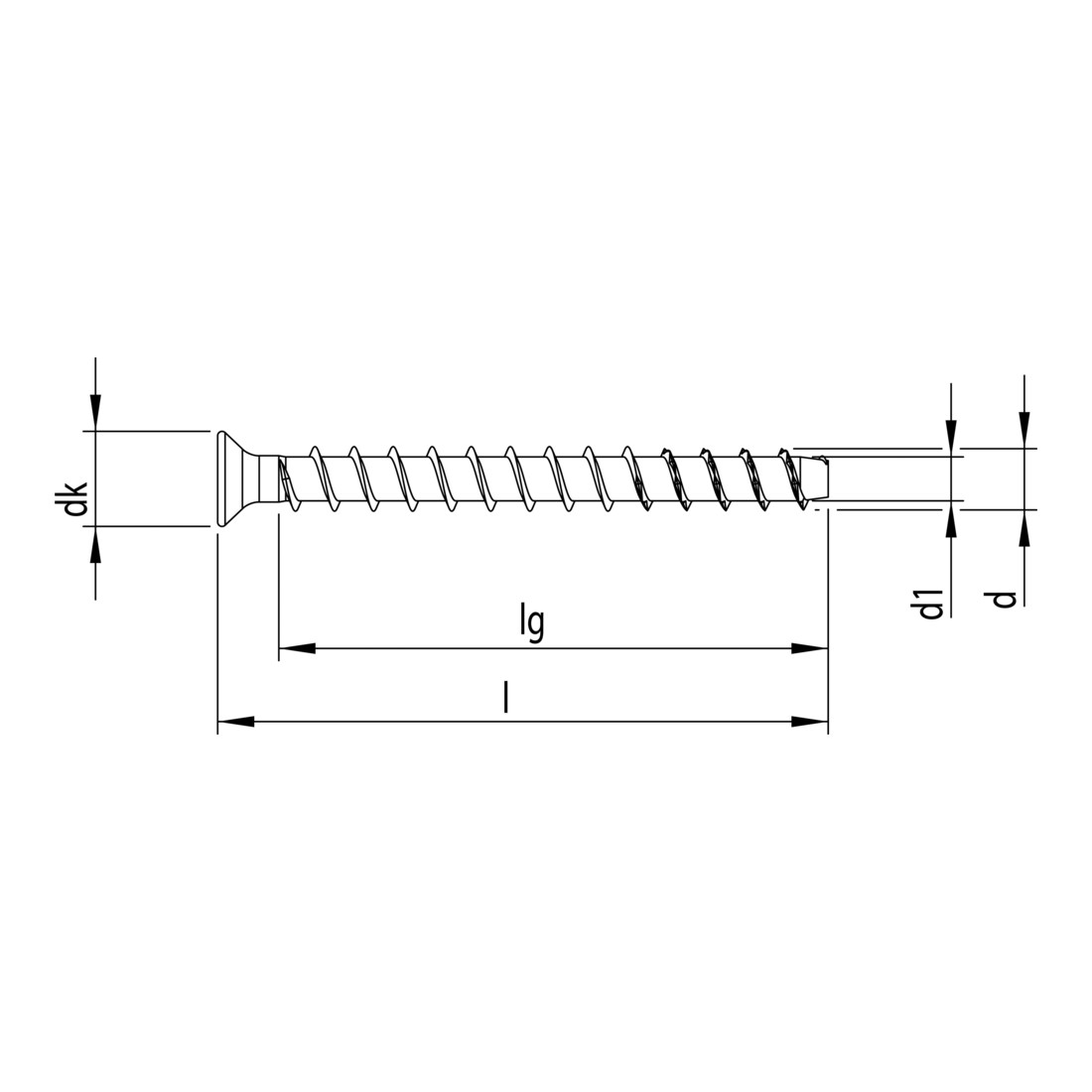 Heco MULTI-MONTI-plus KS 5,0 x 40 Kabelschellenschraube T-Drive A2K