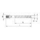 Heco MULTI-MONTI-plus MS 7,5 x 60 Montageschienenanker T-Drive A3K-2